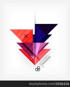 Vector Geometric Design Template For Brochure | Booklet