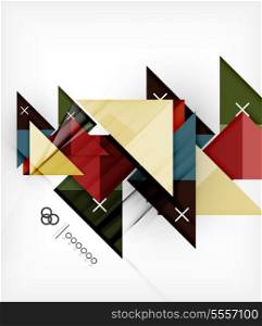 Vector Geometric Design Template For Brochure | Booklet