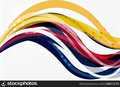 Vector geometric flowing lines abstract background. Vector geometric flowing lines abstract background. Vector template background for workflow layout, diagram, number options or web design