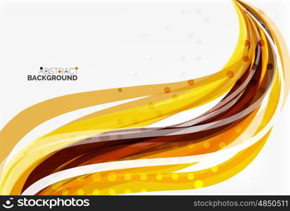 Vector geometric flowing lines abstract background. Vector template background for workflow layout, diagram, number options or web design