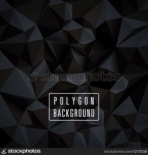 Vector geometric graphic background, abstract polygon