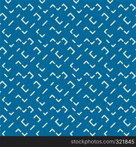 Vector geometric pattern on a blue isolated background. Vector geometric pattern on a blue background.