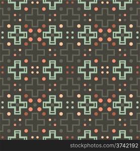 Vector geometric seamless pattern background. Abstract wallpaper