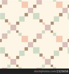 Vector geometric seamless pattern. Modern stylish texture for design. Background with squares