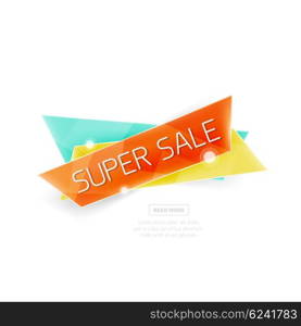 Vector geometric shape ad promo banner. Vector geometric shape ad promo banner. Abstract universal layout