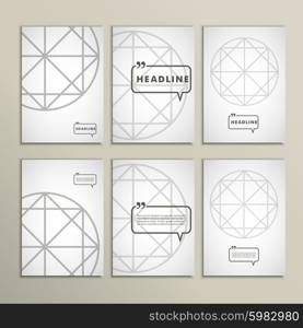 Vector geometric shapes on a white background. Vector geometric shapes on a white background.