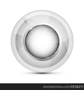 Vector glass buttons