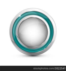 Vector glass buttons