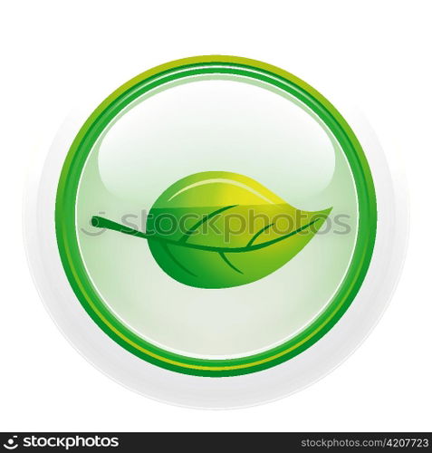 vector glossy button