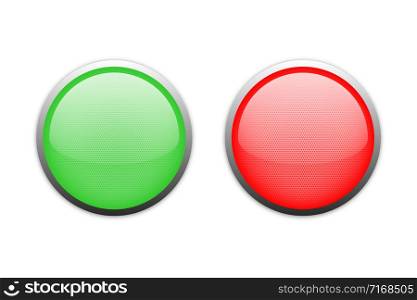 Vector glossy buttons. Isolated vector illustration. Abstract modern design. Modern web template. EPS 10