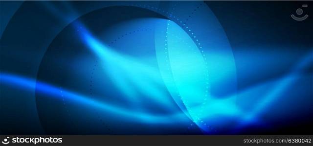 Vector glowing wave neon flowing curve background. Vector glowing wave neon flowing curve background, light effects template