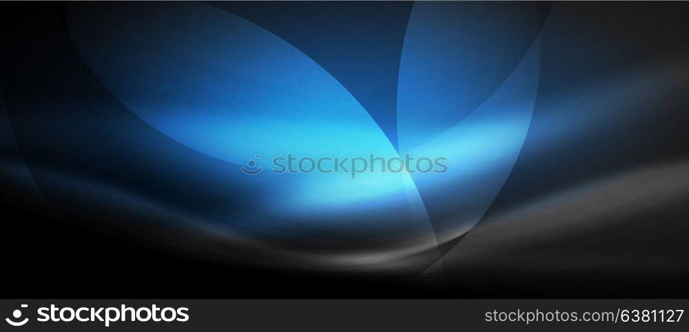 Vector glowing wave neon flowing curve background. Vector glowing wave neon flowing curve background, light effects template