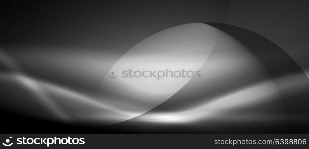 Vector glowing wave neon flowing curve background. Vector glowing wave neon flowing curve background, light effects template