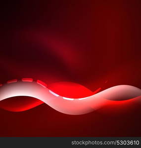 Vector glowing wave, smoke design wavy lines. Vector glowing wave, smoke design wavy lines. Shiny silk wavy line abstract background, wallpaper with wave shape and light effects, smooth style