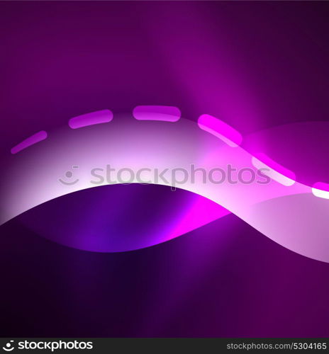 Vector glowing wave, smoke design wavy lines. Vector glowing wave, smoke design wavy lines. Shiny silk wavy line abstract background, wallpaper with wave shape and light effects, smooth style