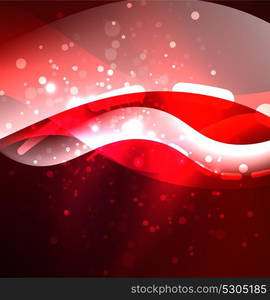 Vector glowing wave, smoke design wavy lines. Vector glowing wave, smoke design wavy lines. Shiny silk wavy line abstract background, wallpaper with wave shape and light effects, smooth style