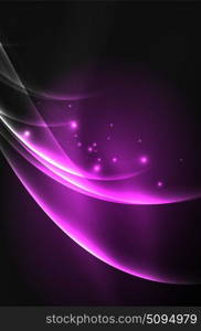 Vector glowing wave, smoke. Vector glowing wave, smoke design wavy lines