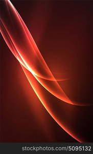 Vector glowing wave, smoke. Vector glowing wave, smoke design wavy lines