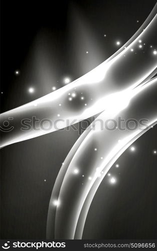 Vector glowing wave, smoke. Vector glowing wave, smoke design wavy lines