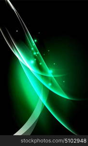 Vector glowing wave, smoke. Vector glowing wave, smoke design wavy lines