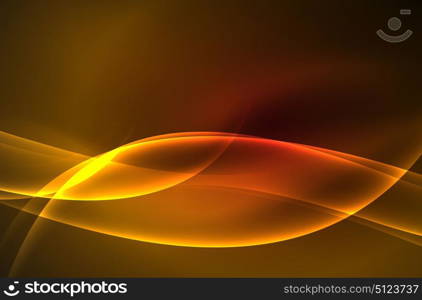 Vector glowing wave, smoke. Vector glowing wave, smoke design wavy lines