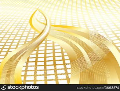 ""Vector gold abstract background with texture; clip-art""