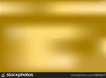 Vector gold blurred gradient style. Abstract luxury background illustration wallpaper
