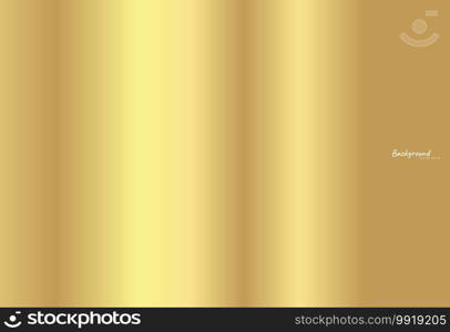 Vector gold blurred gradient style background. Abstract luxury smooth illustration wallpaper