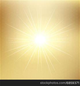 Vector gold blurred gradient style background. triangle pattern abstract smooth illustration, with Sparkling golden light