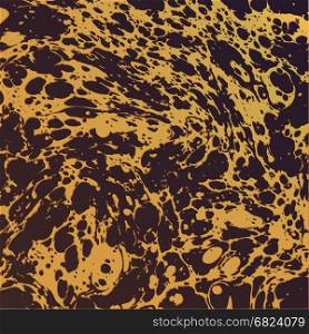 vector gold monochrome hand drawn ebru paper marbling liquid paint artwork decoration texture background