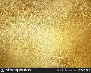 Vector golden foil background template with shine texture. For design handmade card - invitations, posters, cards.. Vector golden foil background template for cards, hand drawn backdrop - invitations, posters, cards.