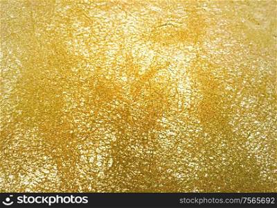 Vector golden foil background template with shine texture. For design handmade card - invitations, posters, cards.. Vector golden foil background template for cards, hand drawn backdrop - invitations, posters, cards.