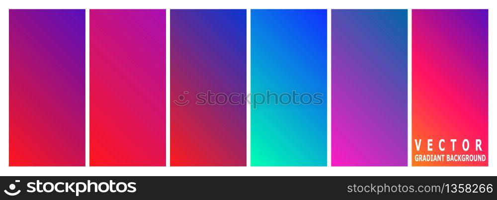 Vector gradient background