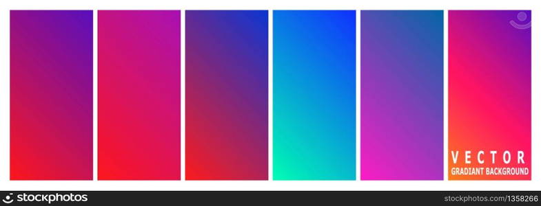 Vector gradient background
