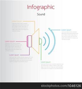 Vector graphics used for sound related reports are divided into 5 topics.