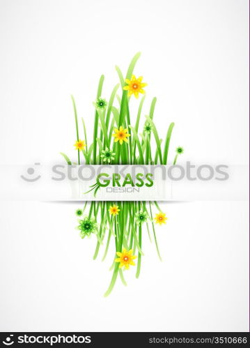 Vector grass background