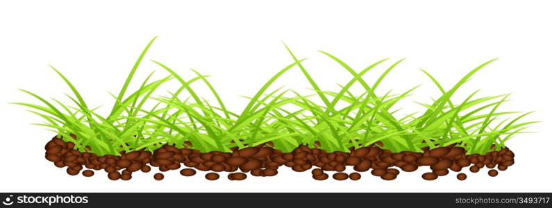 Vector grass design template