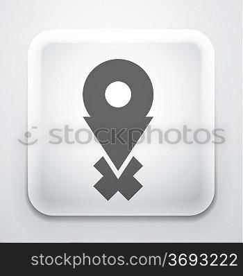 Vector gray application / button design