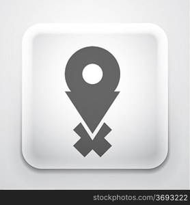 Vector gray application / button design