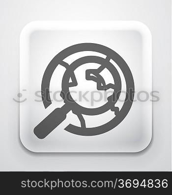 Vector gray application / button design