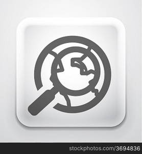 Vector gray application / button design