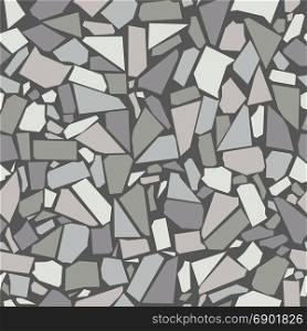 vector gray vintage ceramic tiles wall decoration, seamless pattern