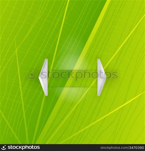 Vector green leaf texture