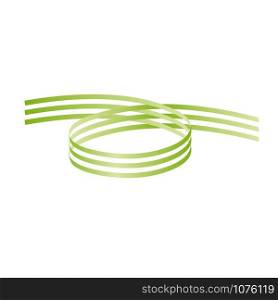 Vector Green Rings Background