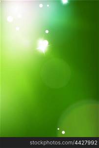 Vector green shiny background. Vector green shiny background. Blurred design