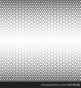 vector grey monochrome sacred geometry flower of life horizontal liner gradient pattern white background. flower of life geometry pattern
