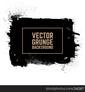 Vector grunge background with banner. Retro background. Vector design element.