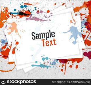 vector grunge background with space for text