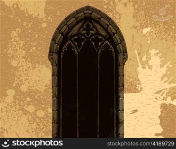 vector grunge gothic illustration