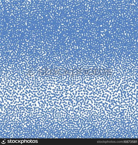 Vector halftone dots. Blue dots on white background.. Vector halftone dots pattern. Blue dots on white background.